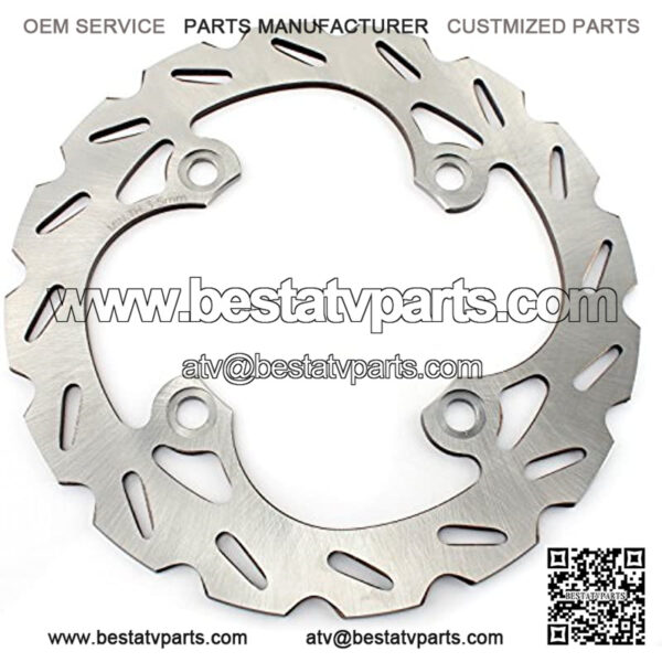 ATV Rear Brake Disc Rotor for Suzuki LT-Z 400 Quadsport 2003-2013, for Kawasaki KSF 400 (KFX 400) 2002-2005