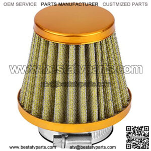 38mm Air Filter Intake Induction Kit for Off-road Motorcycle ATV Quad Dirt Pit Bike (Gold),5% coupon applied at checkout,with coupon
