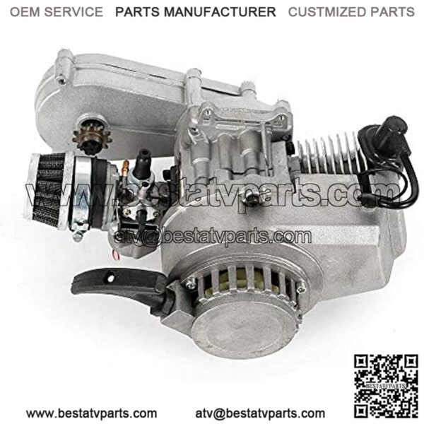49CC 2-Stroke Engine&Transfer Motor Gear Box Air Filter Mini Pocket Dirt Bike ATV/Scooter Pull Start